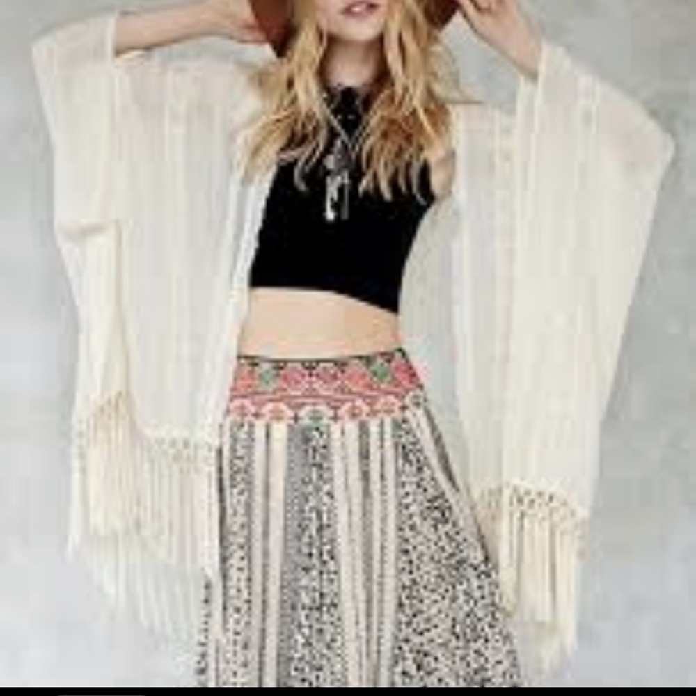Free People One Ananda Print Maxi Skirt Size X-SMALL